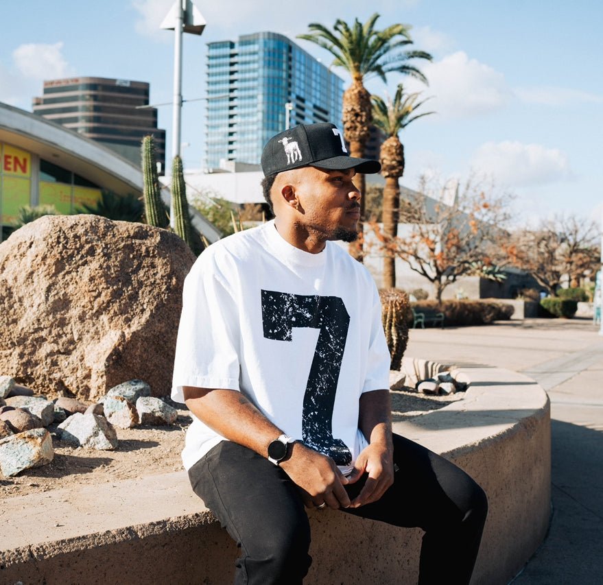 [🚨PRE-ORDER - SHIPS JANUARY 16TH🚨] ‘7’ Premium Wool Blend SnapBack - Black/White