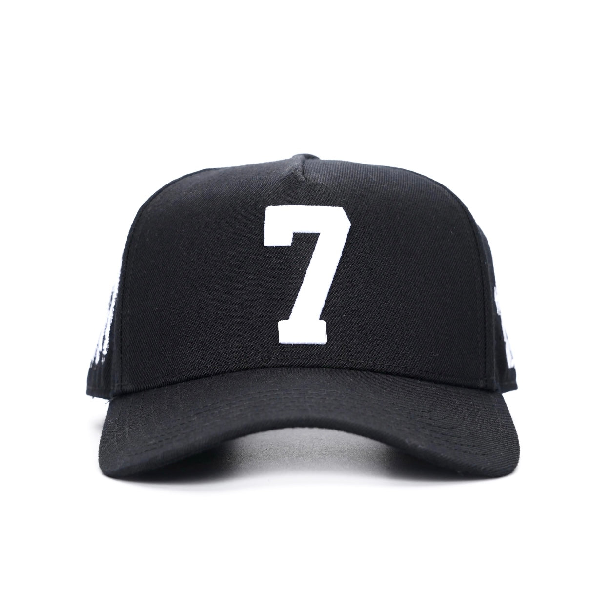 [🚨PRE-ORDER - SHIPS JANUARY 16TH🚨] ‘7’ Premium Wool Blend SnapBack - Black/White