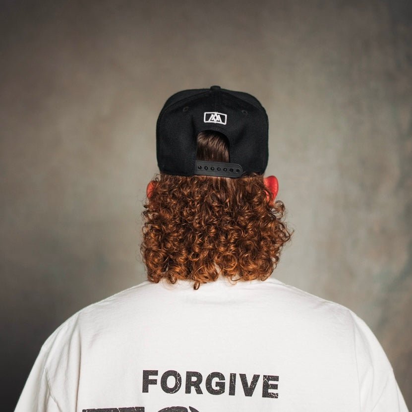 [🚨PRE-ORDER - SHIPS JANUARY 16TH🚨] ‘7’ Premium Wool Blend SnapBack - Black/White