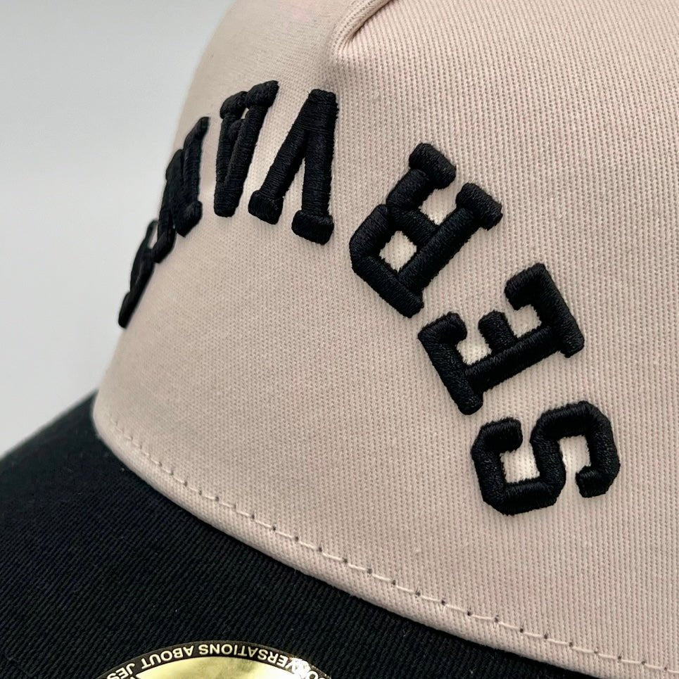 [🚨PRE-ORDER - SHIPS JANUARY 16TH🚨] ‘SERVANT’ Premium SnapBack - Cream/Black