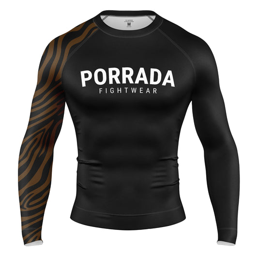 IBJJF BROWN RANKED RASH GUARD
