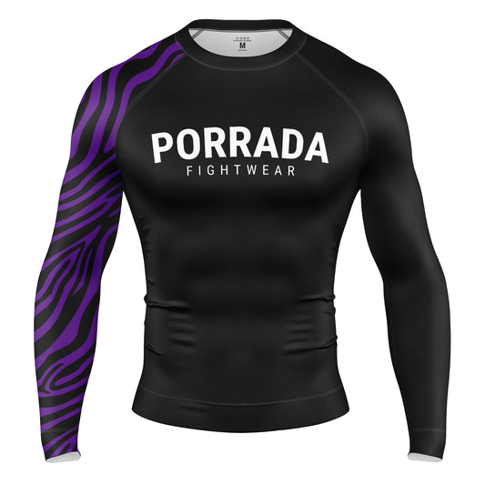 IBJJF PURPLE RANKED RASH GUARD