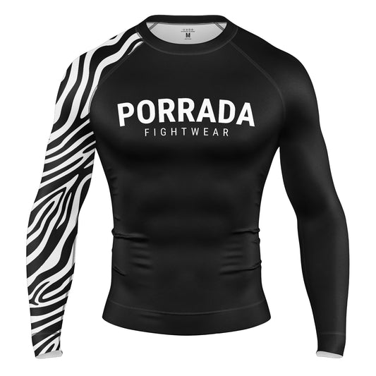 IBJJF WHITE RANKED RASH GUARD