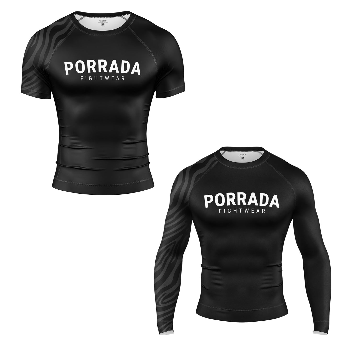 IBJJF BLACK RANKED RASH GUARD
