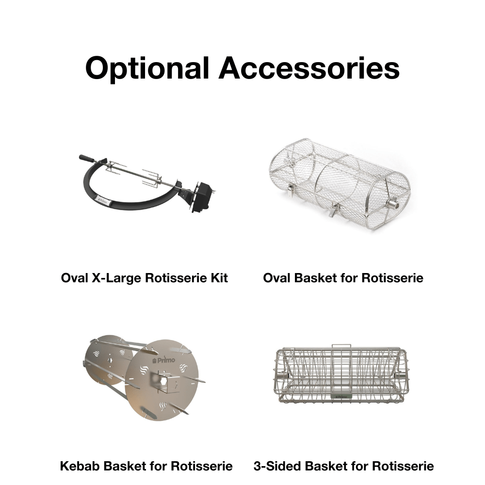 Primo XL 400 Oval Ceramic Charcoal Kamado Grill (PGCXLH)