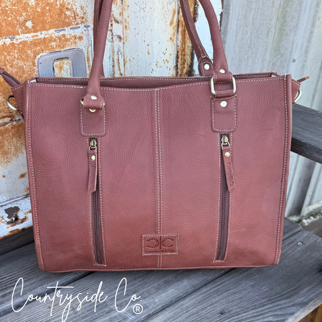 Primrose Leather Concealed Carry Purse