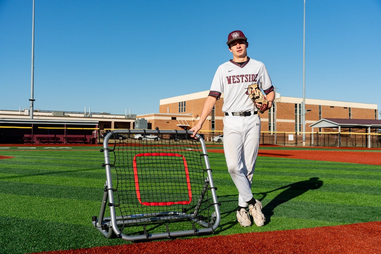 3x3 Baseball & Softball Rebounder + Free Training Videos | Portable Fielding Trainer