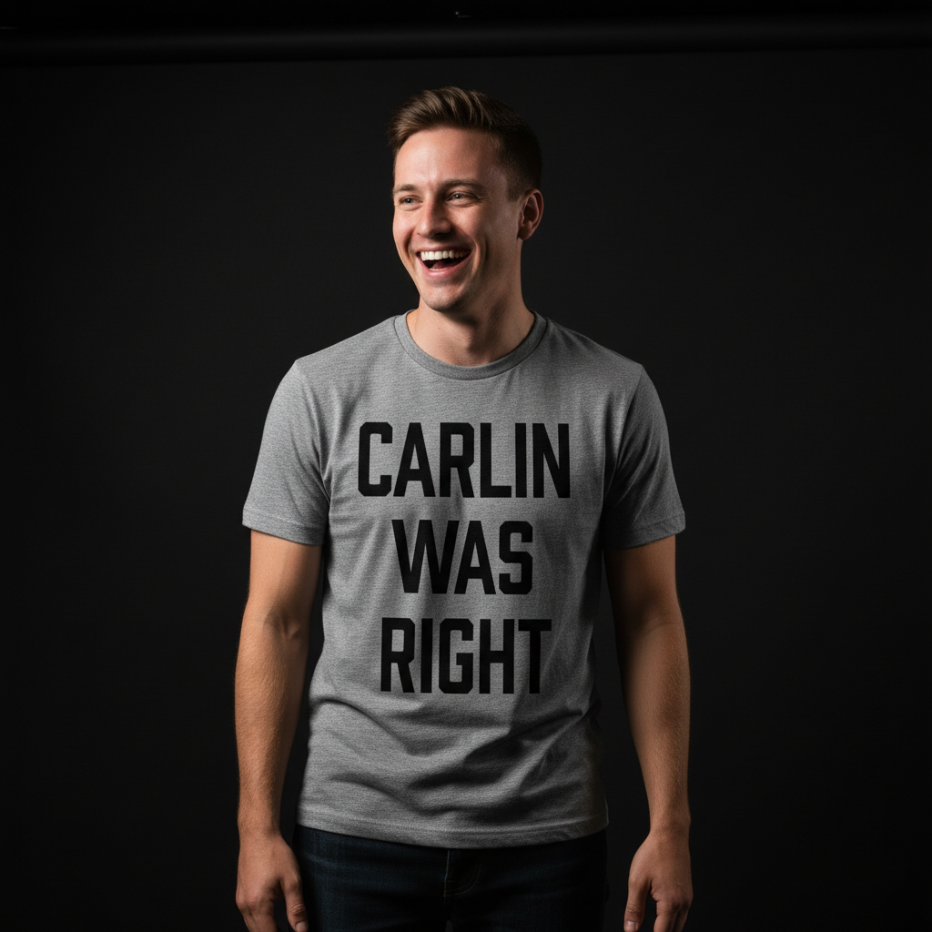 Carlin Was Right Tri-Blend Tee