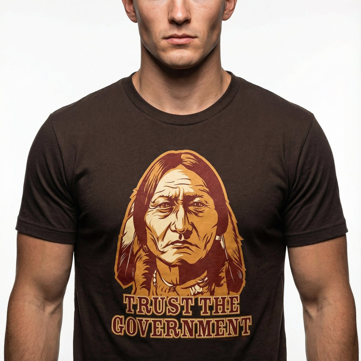 Trust the Government Sitting Bull Men's T-Shirt