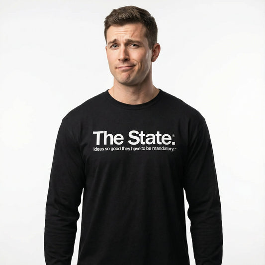 Mandatory Ideas Long Sleeve Statism T-shirt