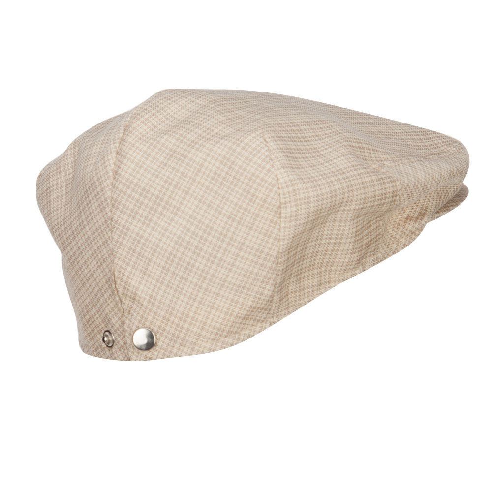 Men's Plaid Snap Back Ivy Cap