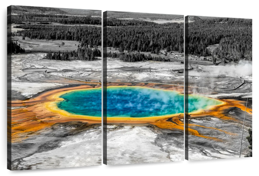 Grand Prismatic Spring Pop Wall Art