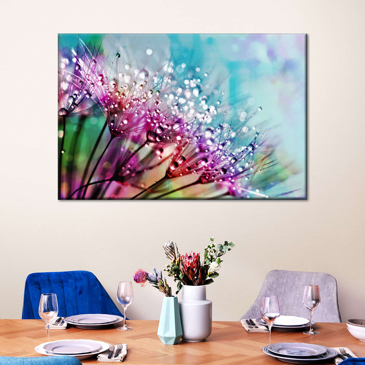 Colorful Dew Wall Art