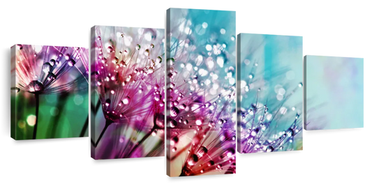 Colorful Dew Wall Art