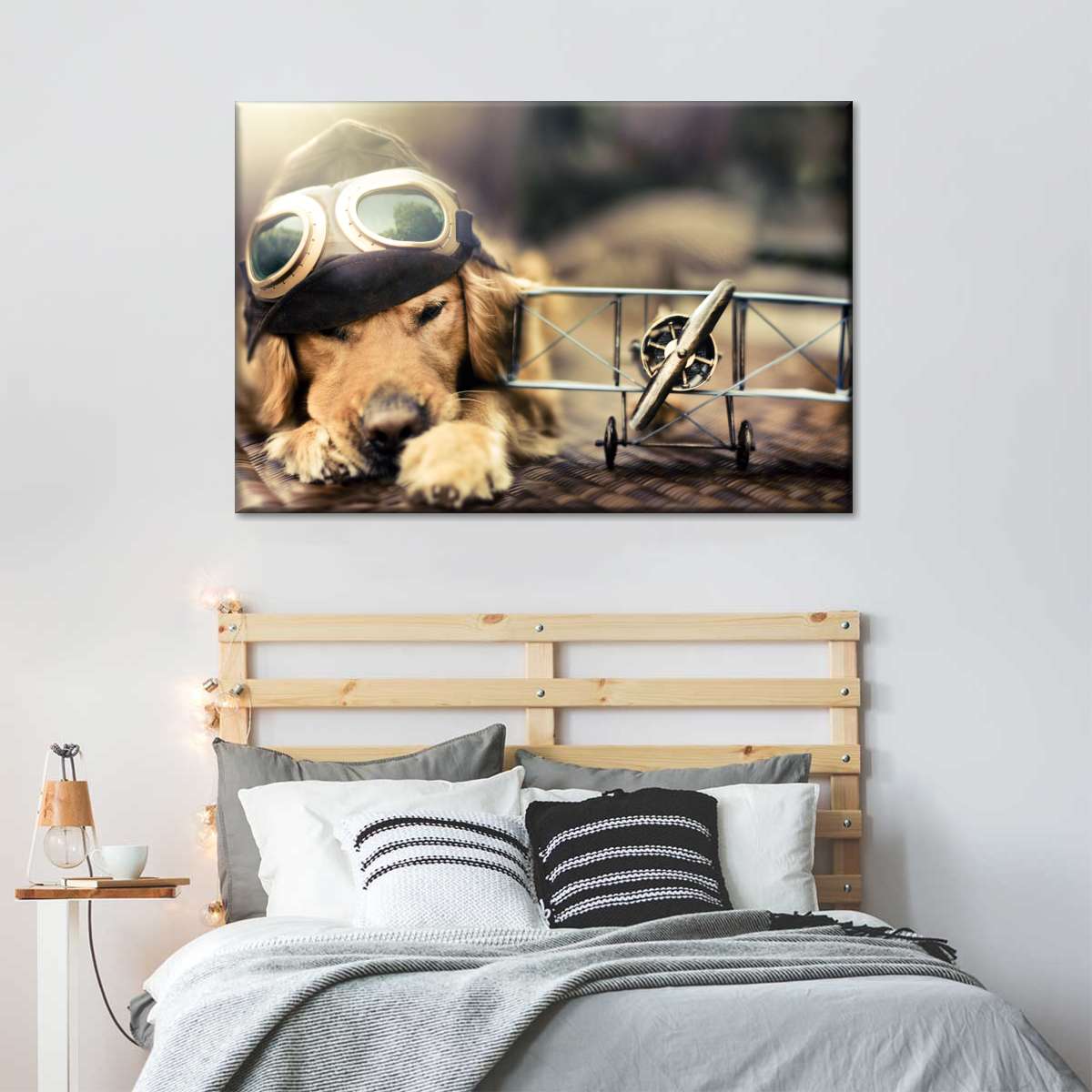 Dog Pilot Wall Art