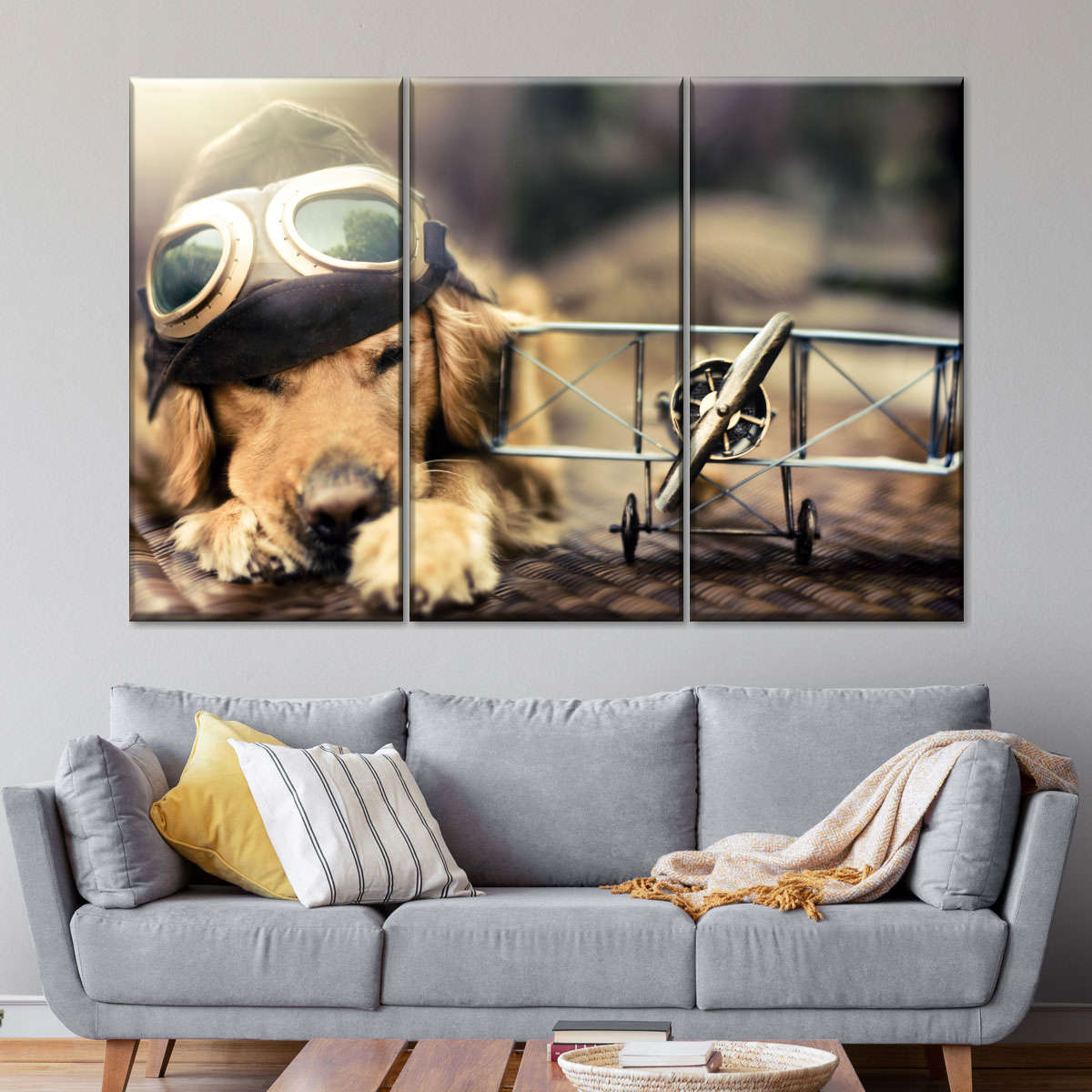Dog Pilot Wall Art