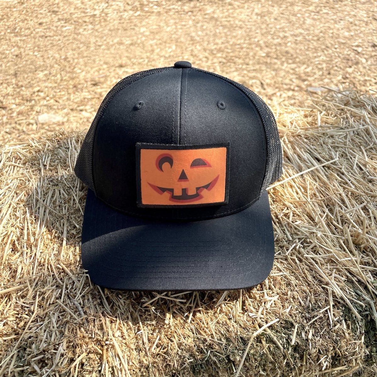 Pumpkin Face - Removable Patch