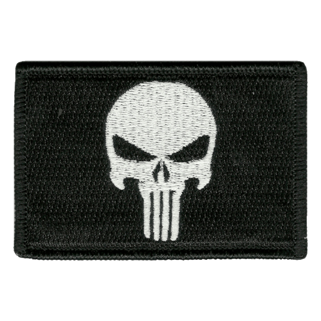 2"x3" Skull Tactical Patch