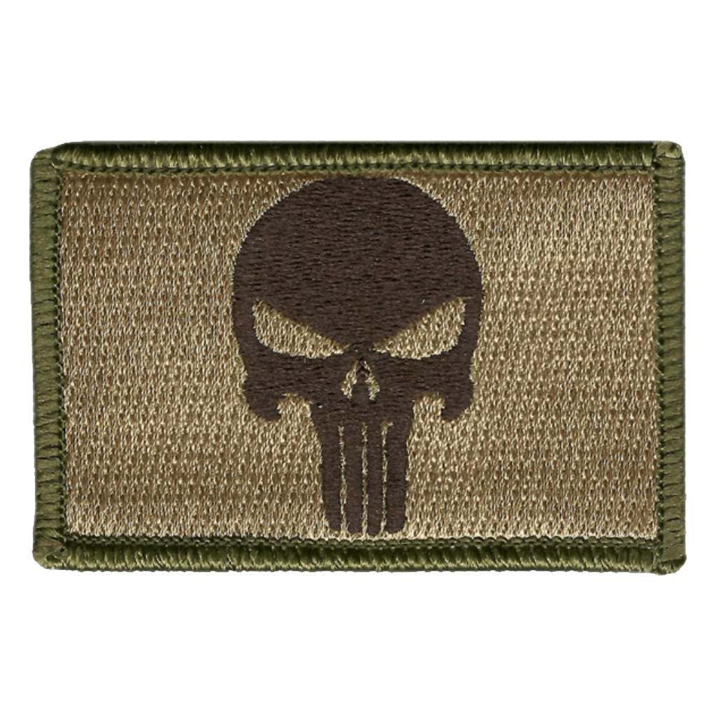 2"x3" Skull Tactical Patch