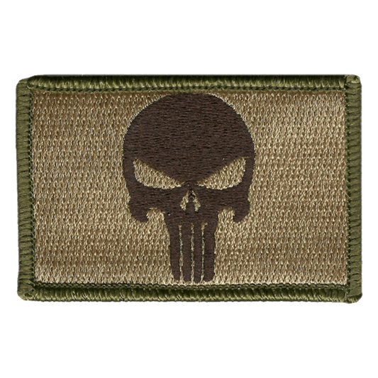 2"x3" Skull Tactical Patch