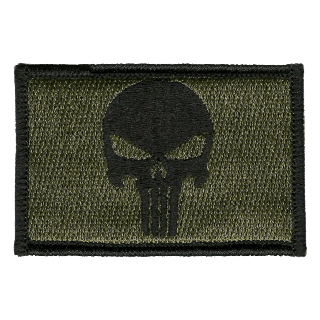 2"x3" Skull Tactical Patch