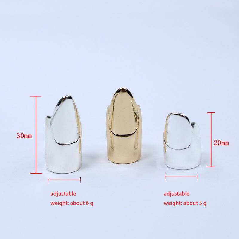 Punk Armor Fingertip Metal Nail Ring