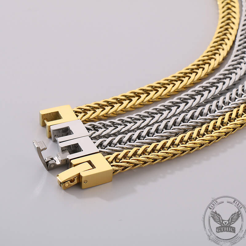 Punk Keel Chain Jewelry Buckle Stainless Steel Necklace