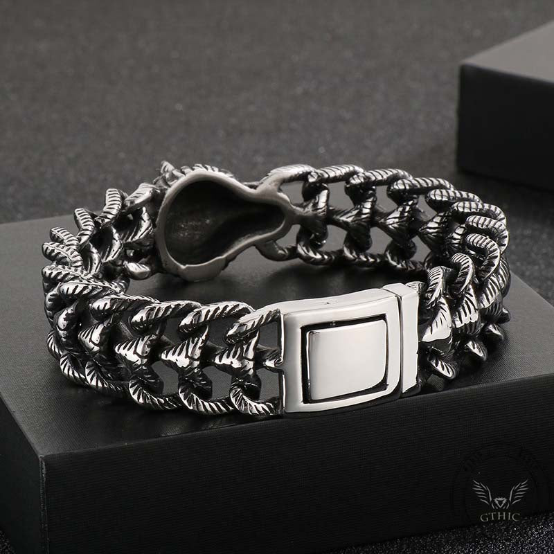 Punk Wolf Head Keel Chain Animal Bracelet