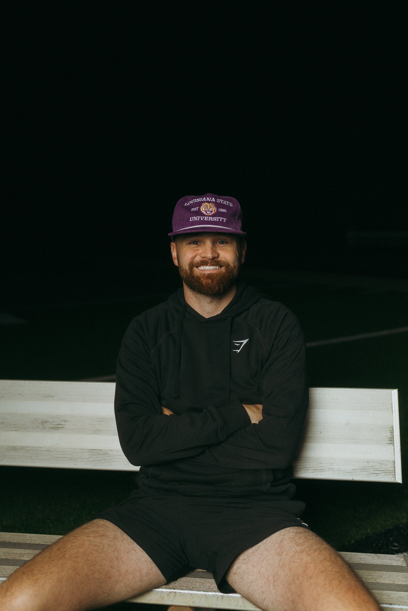 Purple Corduroy LSU Football