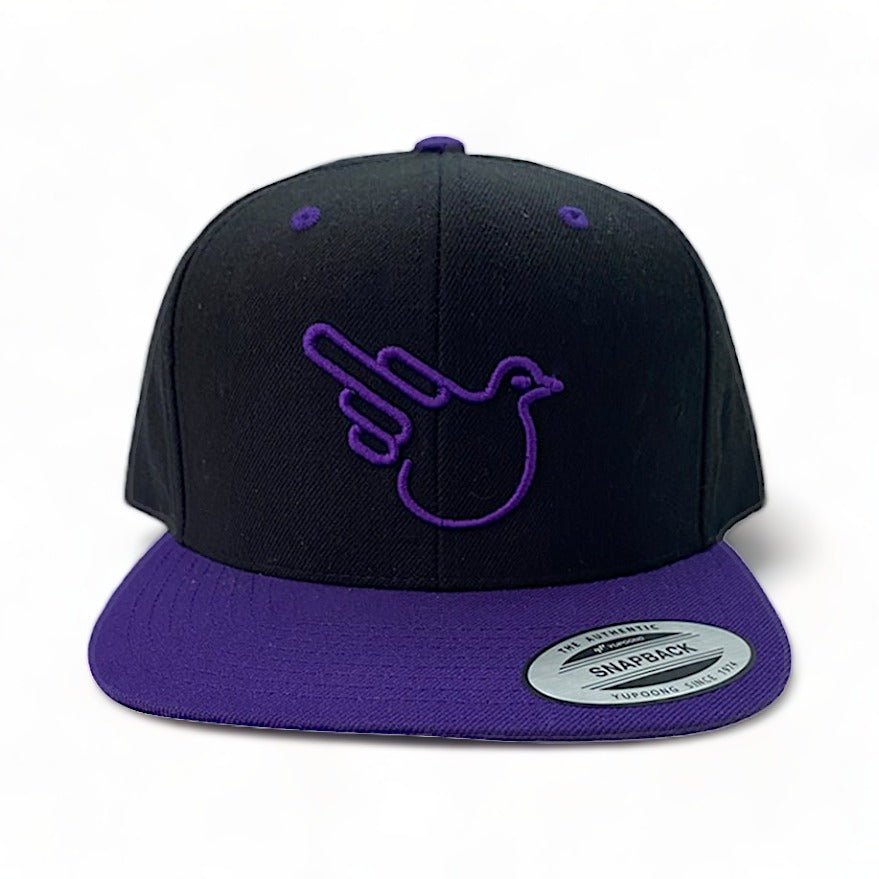 Purple Rain Flat Brim Snap
