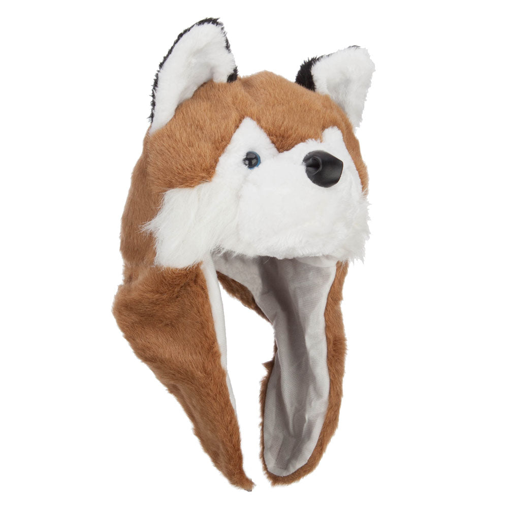Plush Wolf Hat