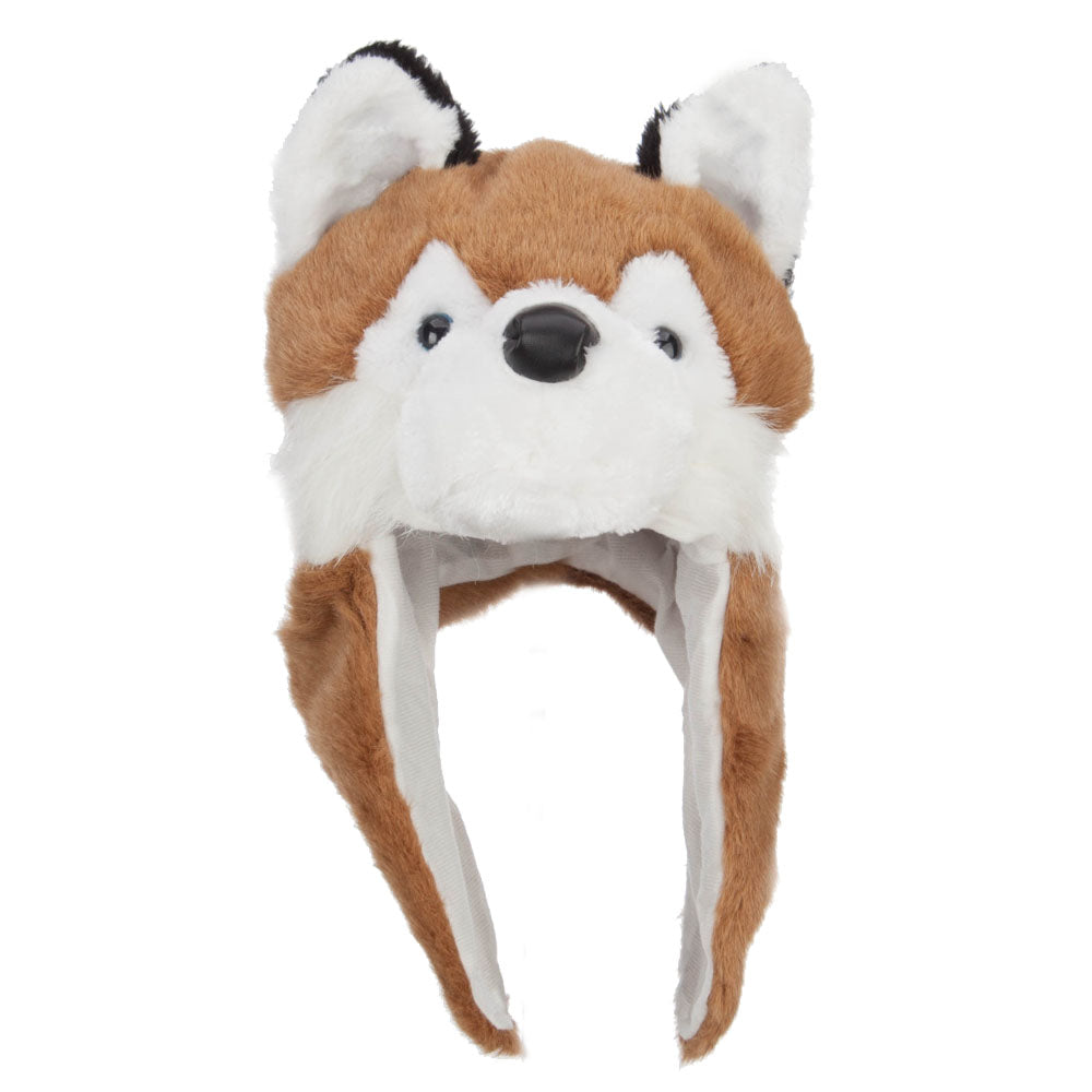 Plush Wolf Hat