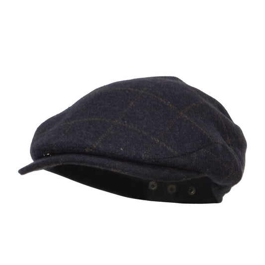 Men's Plaid 2 Snap Front Ivy Cap