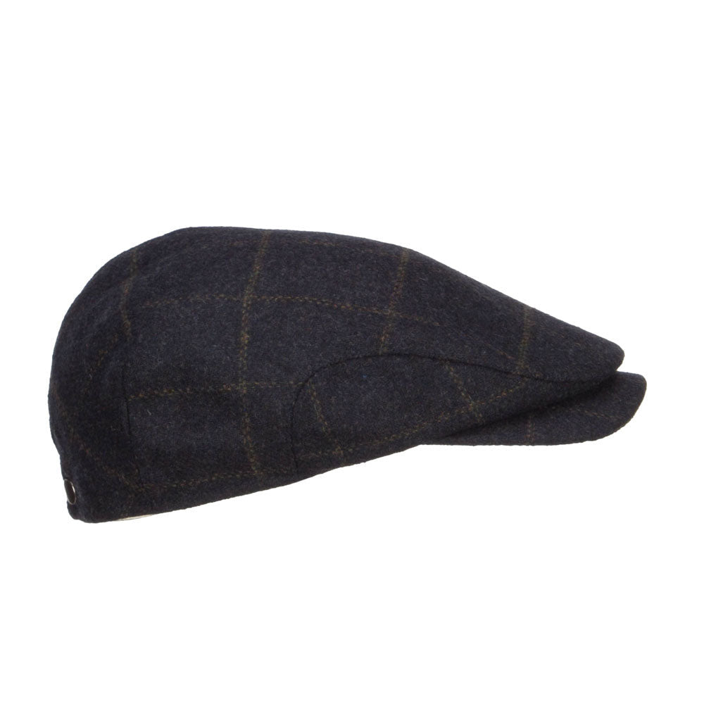 Men's Plaid 2 Snap Front Ivy Cap
