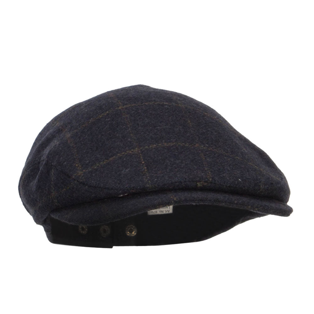 Men's Plaid 2 Snap Front Ivy Cap