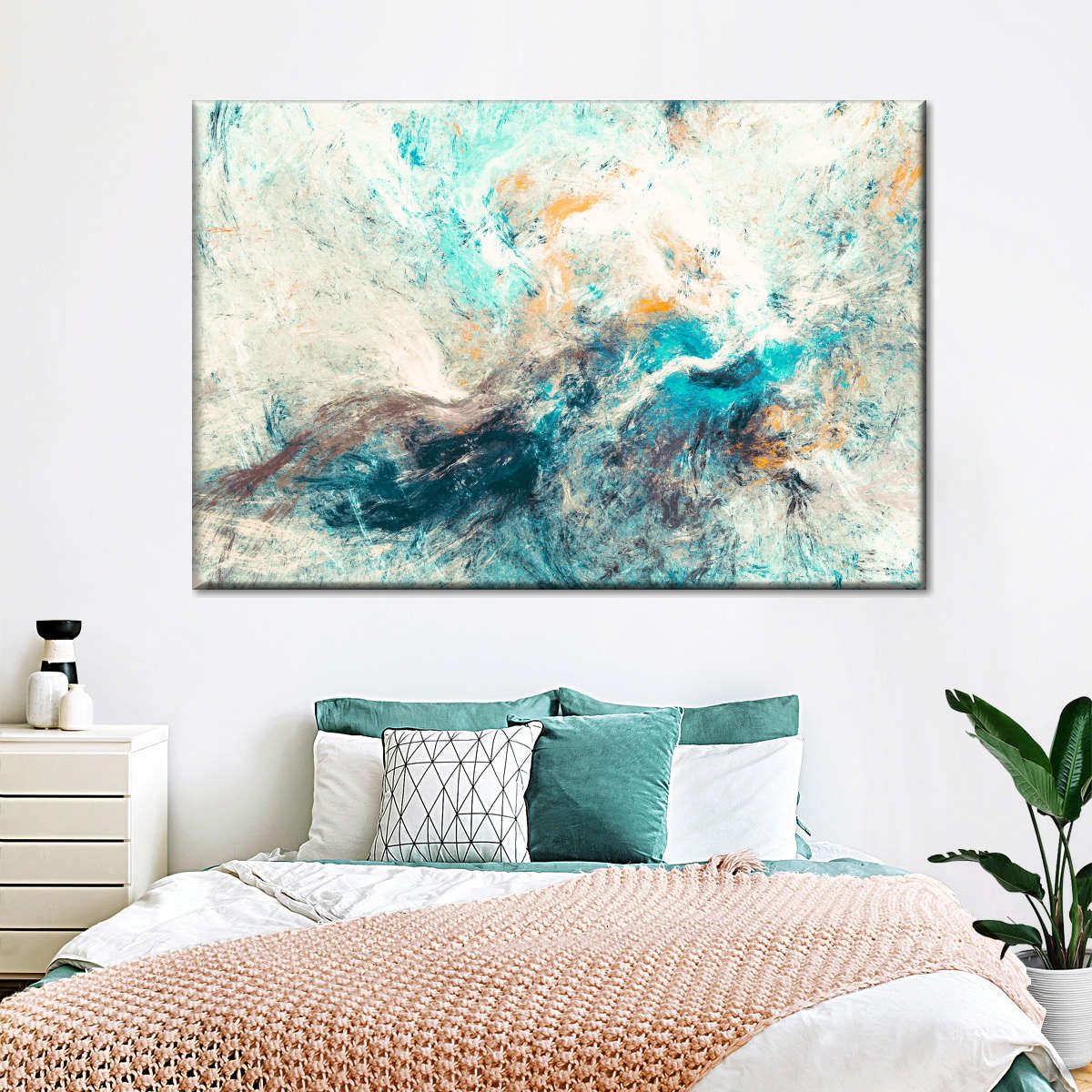 Soft Color Abstract Wall Art