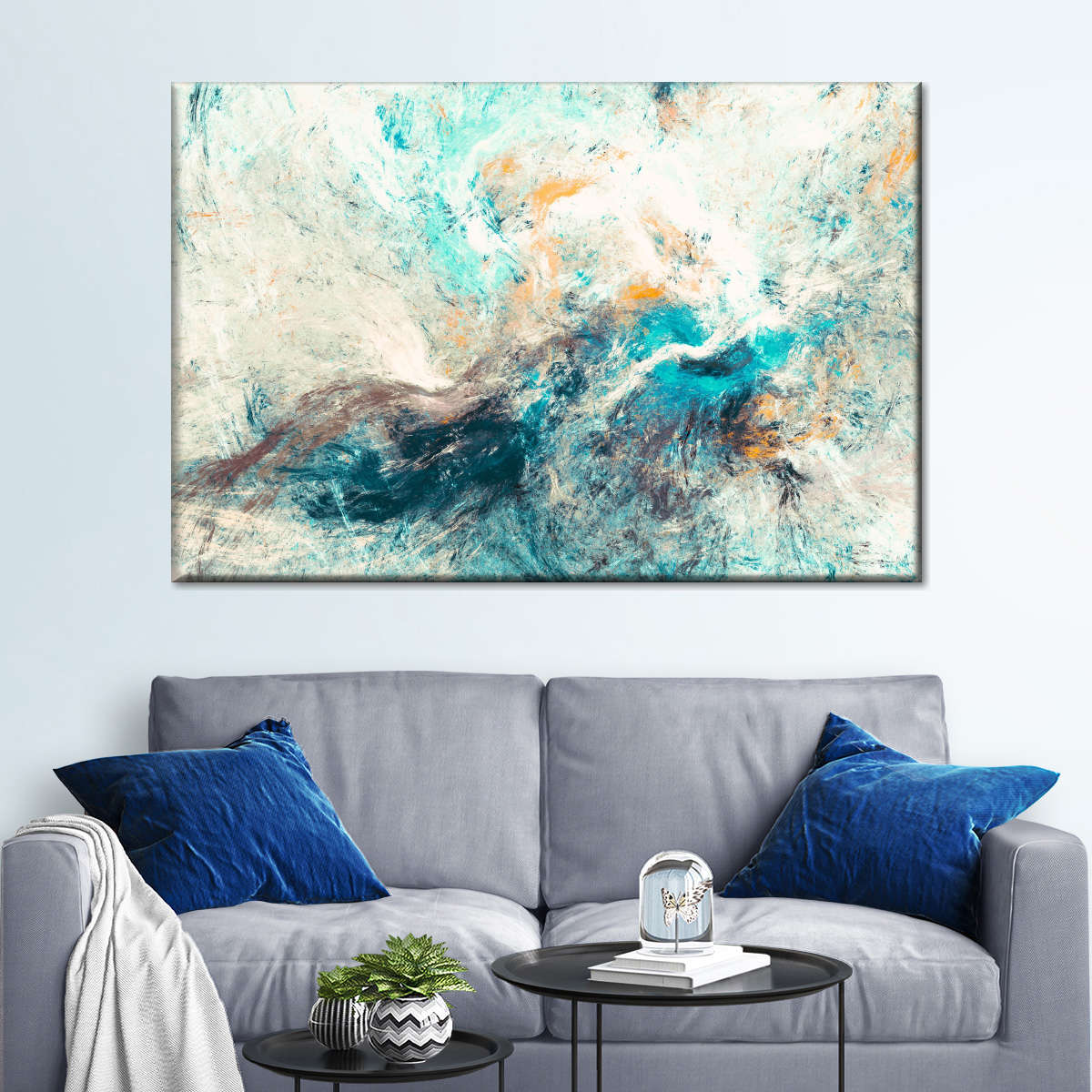 Soft Color Abstract Wall Art