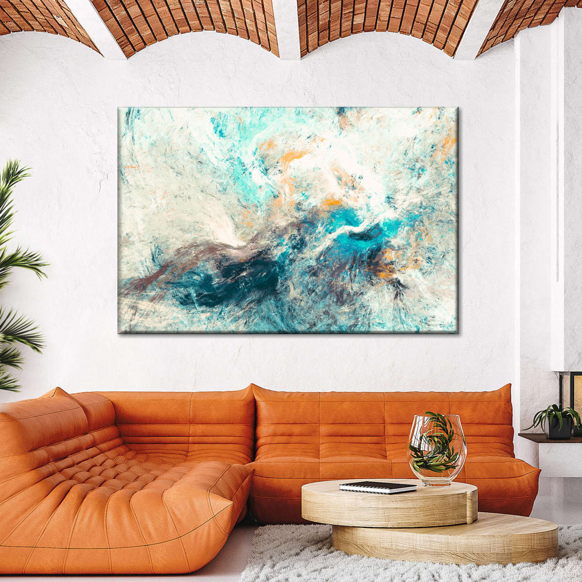 Soft Color Abstract Wall Art