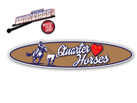 Quarter Horse Love WiperTags