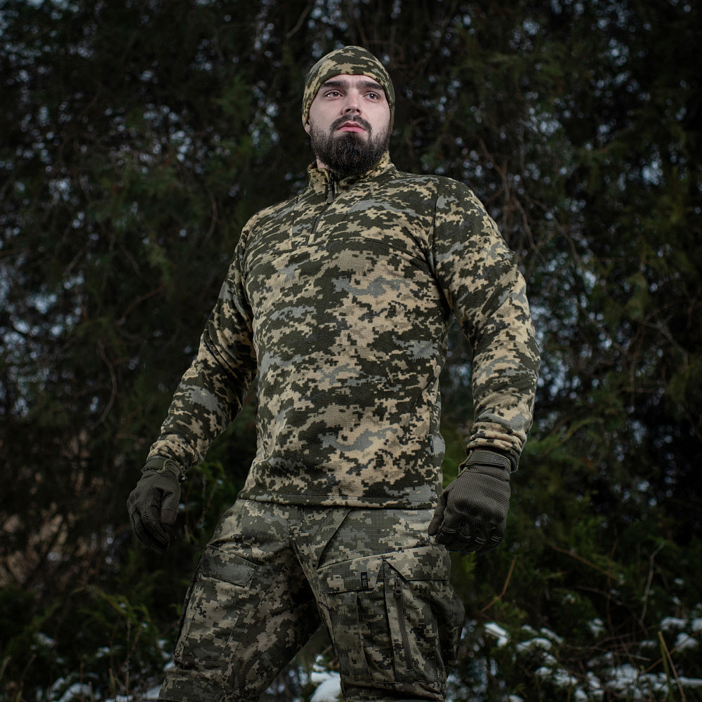 M-Tac Delta Fleece Jacket - Tactical Underwear Top Sweater 1/4 Zip