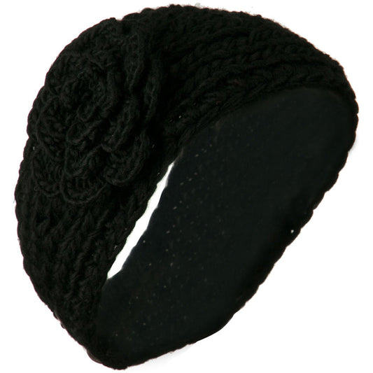 Large Rose Accent Woman's Head Band