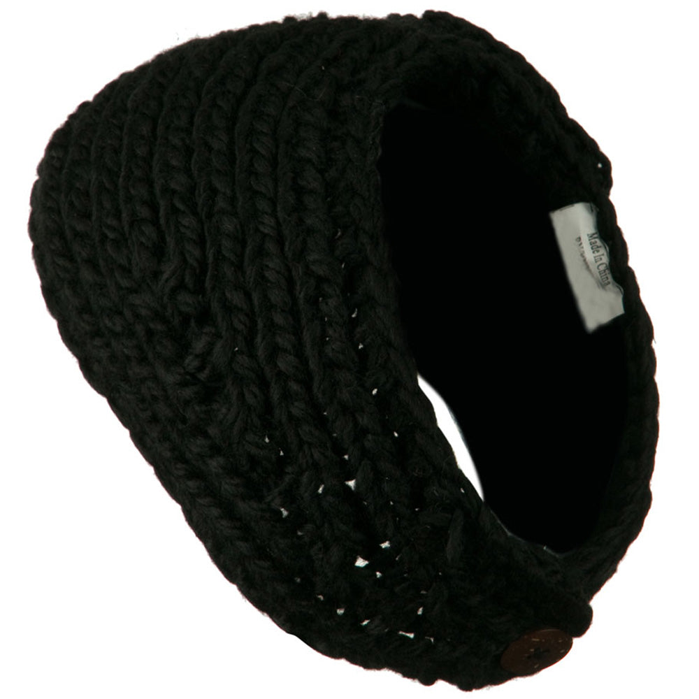 Large Rose Accent Woman's Head Band