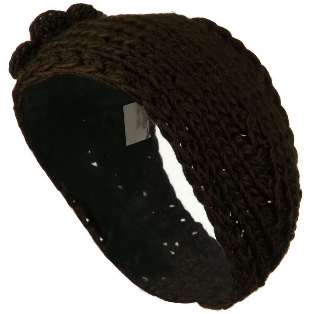 Large Rose Accent Woman's Head Band