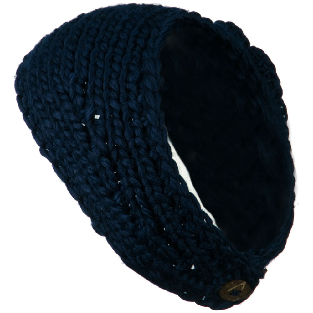 Large Rose Accent Woman's Head Band