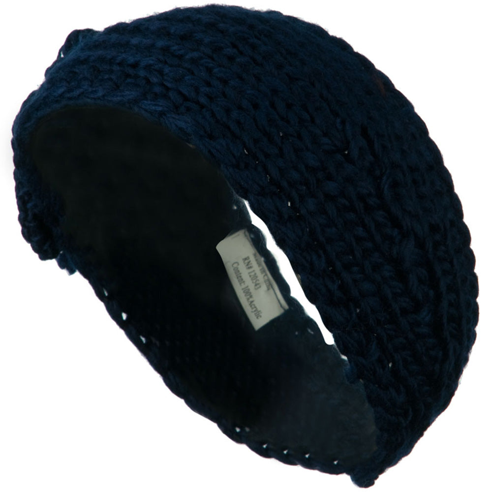 Large Rose Accent Woman's Head Band