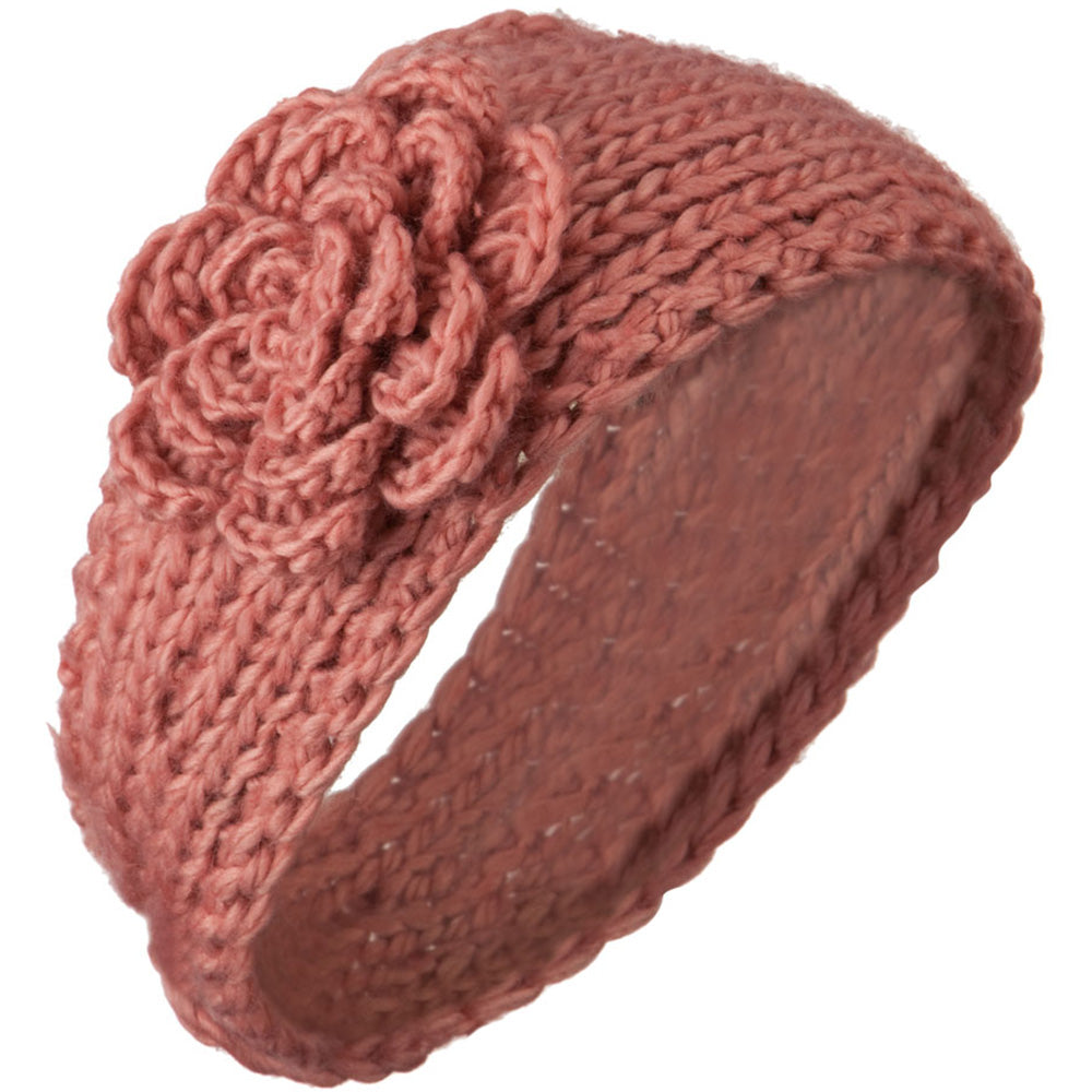 Large Rose Accent Woman's Head Band