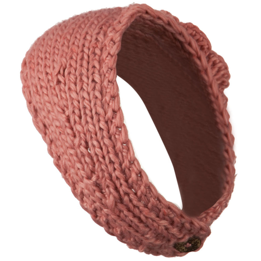 Large Rose Accent Woman's Head Band