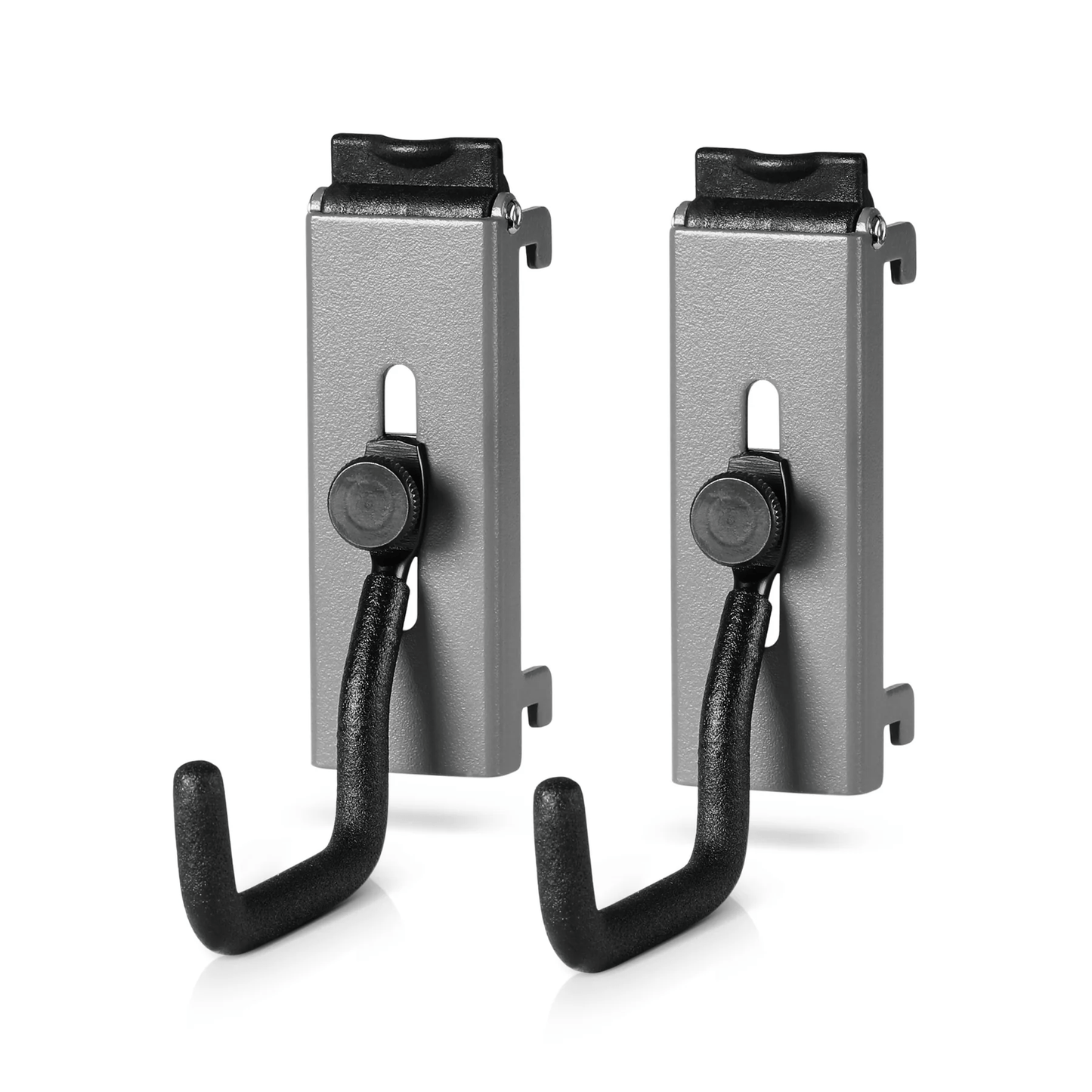 Wall Rack System - Adjustable J-Hooks (2 Pack, 2 Sizes)