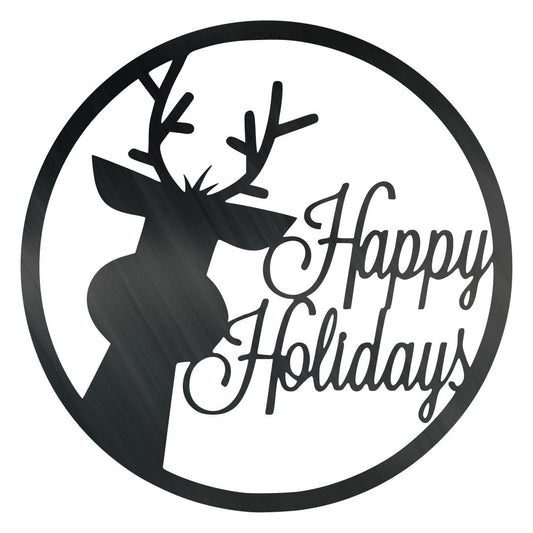 Rain Deer Happy Happy Holidays