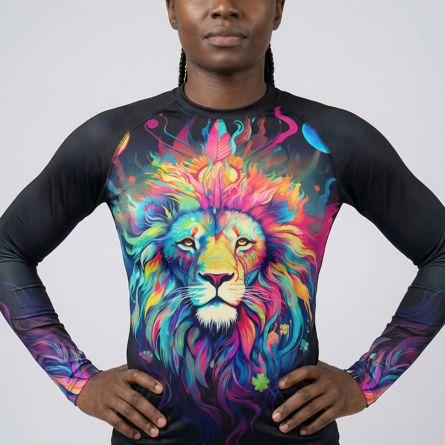 MYSTICAL LION WOMEN RASH GUARD